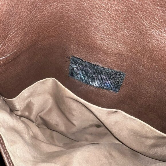 AmeriBag Healthy Back Bag Brown Leather Adjustable Strap - Picture 9 of 15